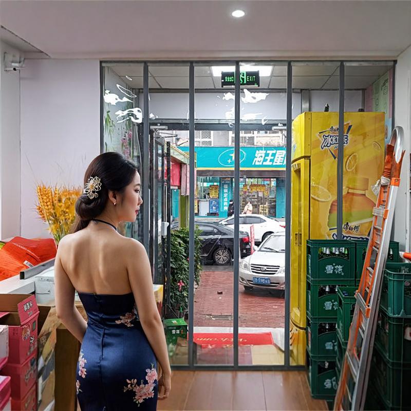 大连磁吸门帘,大连冬季防寒门帘,磁吸防蝇纱网门帘
